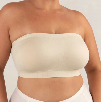 Soutien-gorge bandeau Clovire coloris Beige