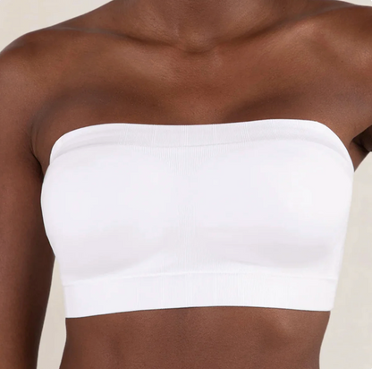 Soutien-gorge bandeau Clovire coloris Blanc
